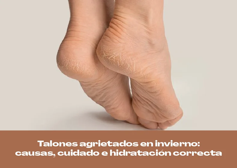 Talones agrietados en invierno: causas, cuidado e hidratación correcta